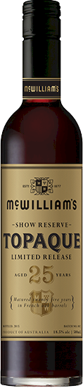 McWilliams Show Reserve 25 Years Topaque 500ml - Buy
