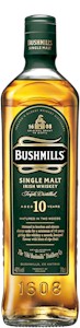 Bushmills 10 Year Irish Single Malt Whiskey 700ml - Buy