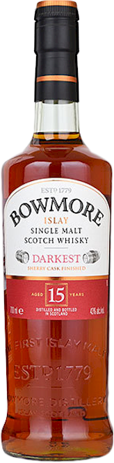 Bowmore 15 Years Darkest Islay Malt 700ml