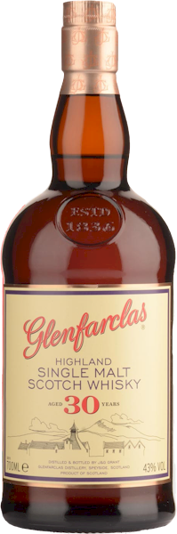 Glenfarclas Malt 30 Years Speyside Whisky 700ml